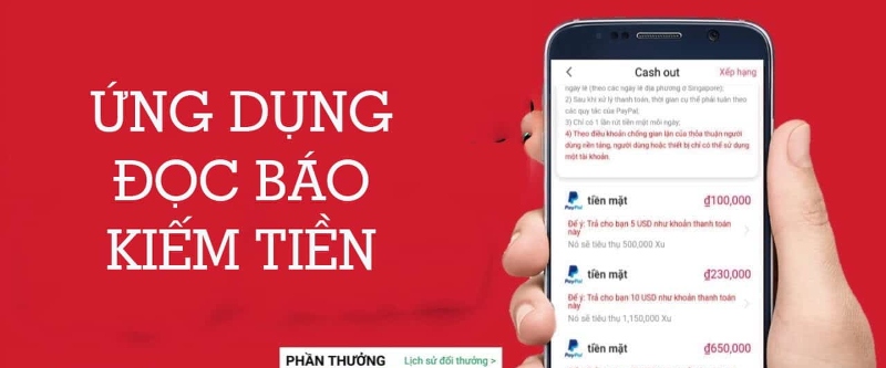 App đọc báo kiếm tiền miễn phí Go Daily app, min rút chỉ 1k