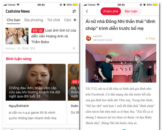 Những khác biệt giữa Go Daily và Cashzine?